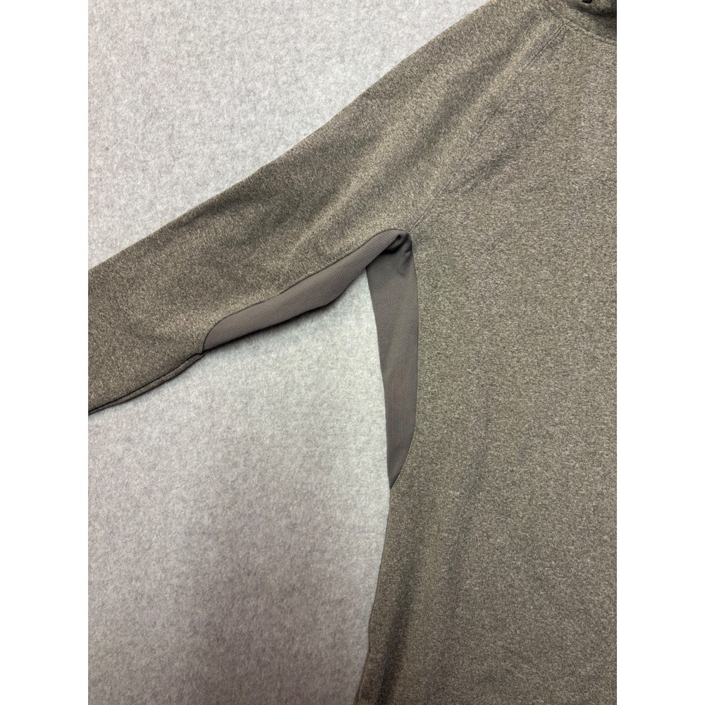Under Armour ColdGear Fitted Mock Neck Long Sleeve Top Gray 1368702 Women Medium - Picture 3 of 8
